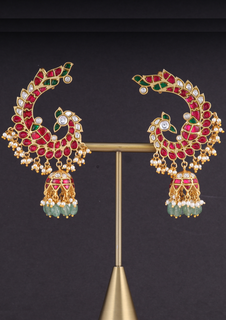 Riti Regal Jadau Kundan Cuff Earrings
