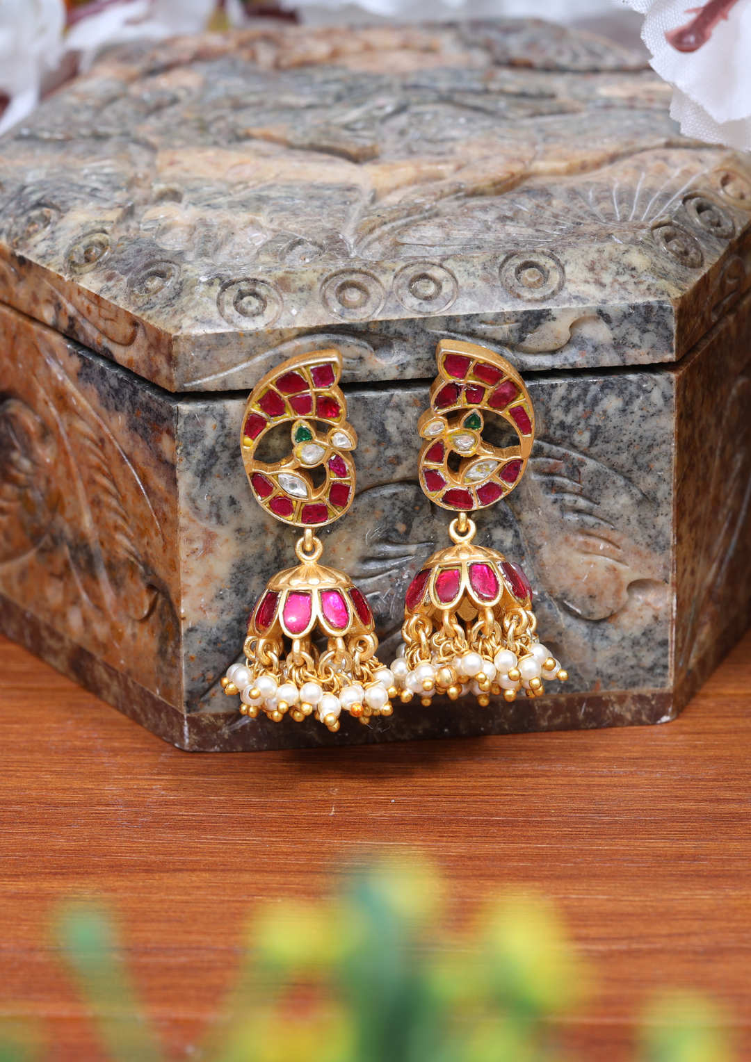 Suhasini Jadau Kundan Earrings
