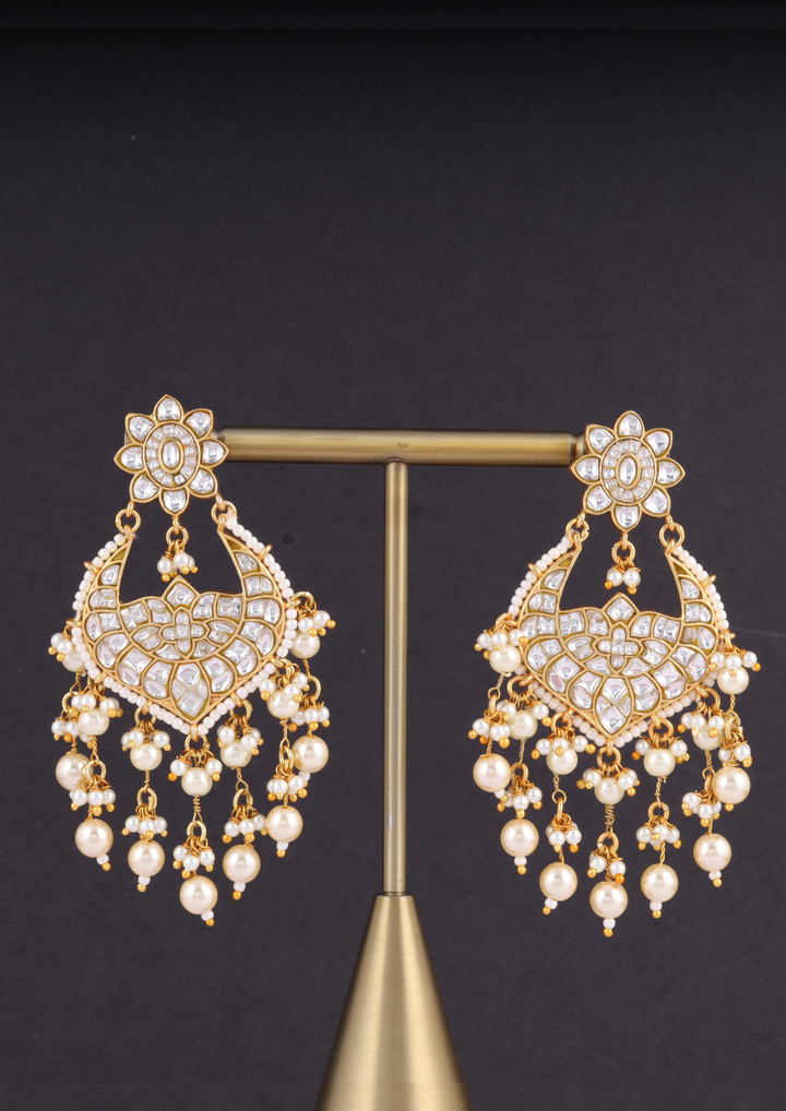 Katyayani Handcrafted Jadau Kundan Earrings