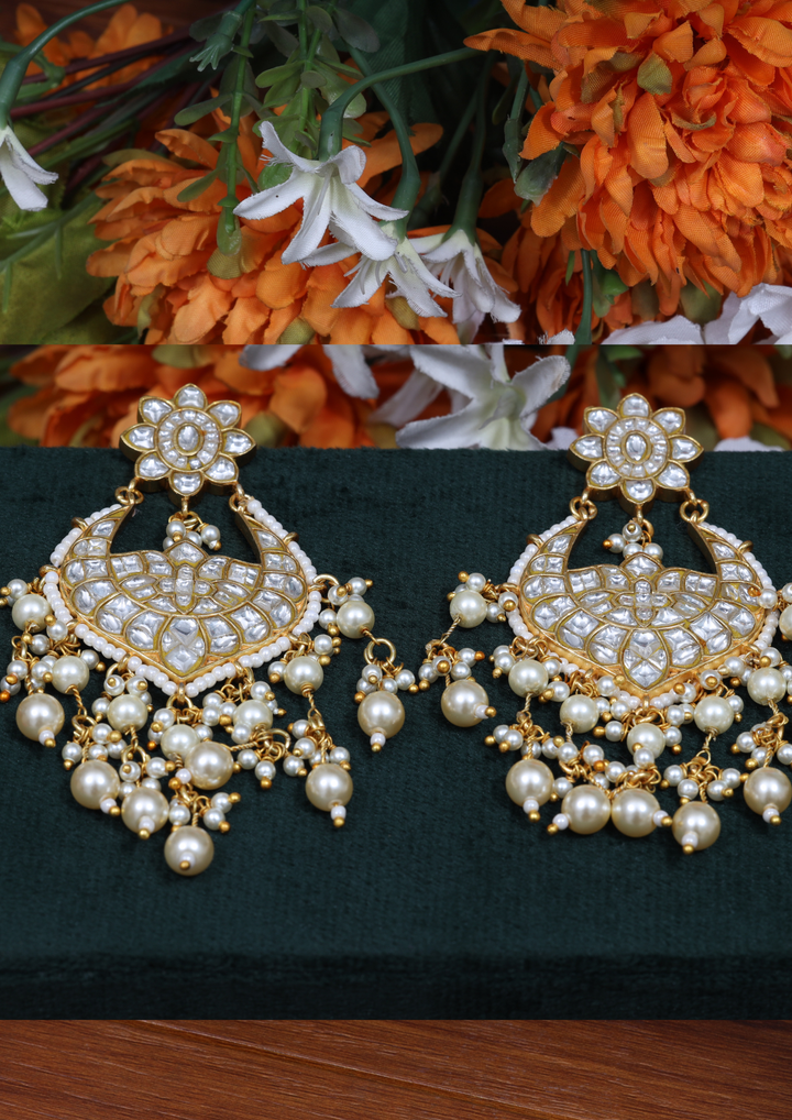 Katyayani Handcrafted Jadau Kundan Earrings