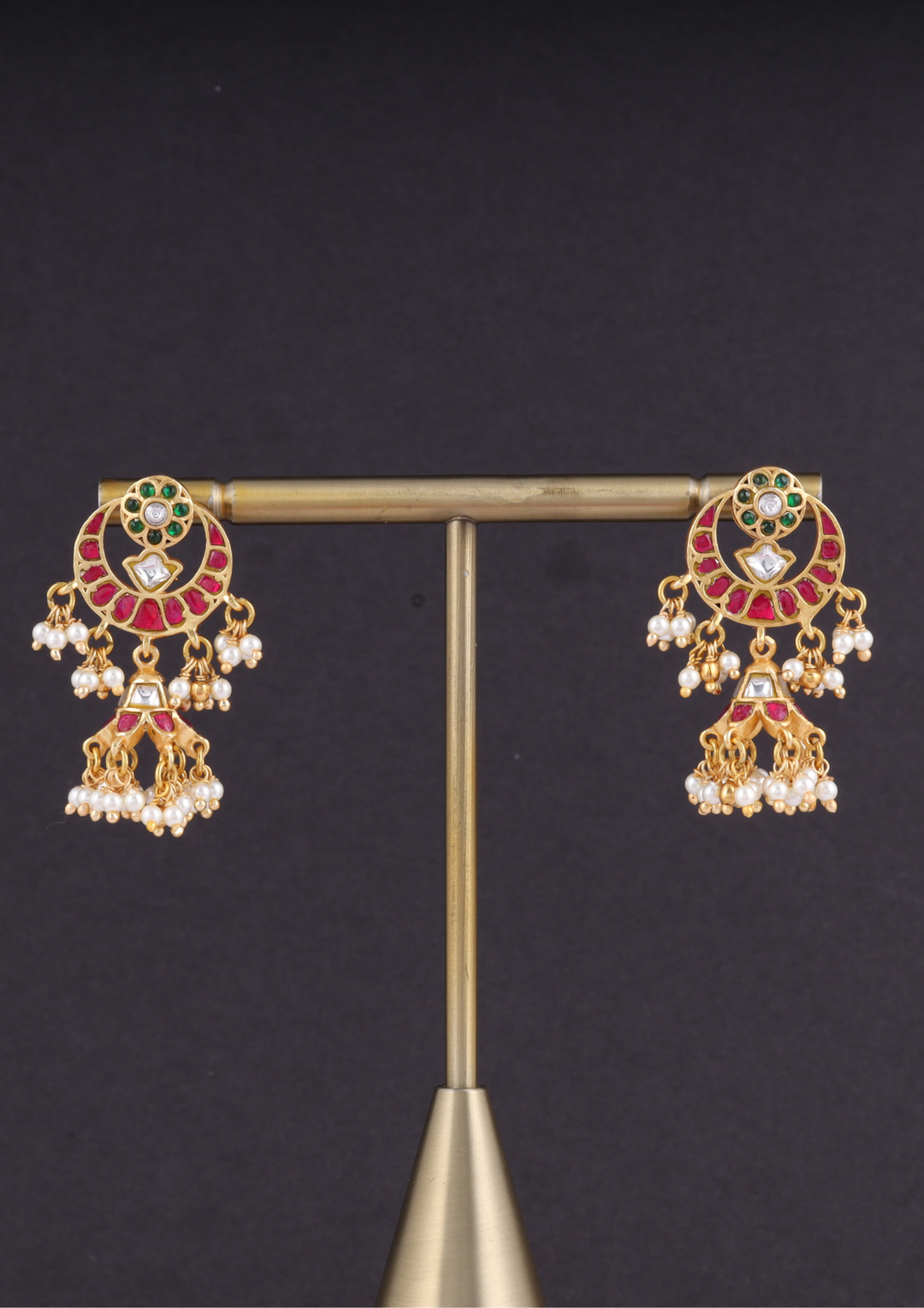 Mridani Elegant Jadau Kundan Earrings