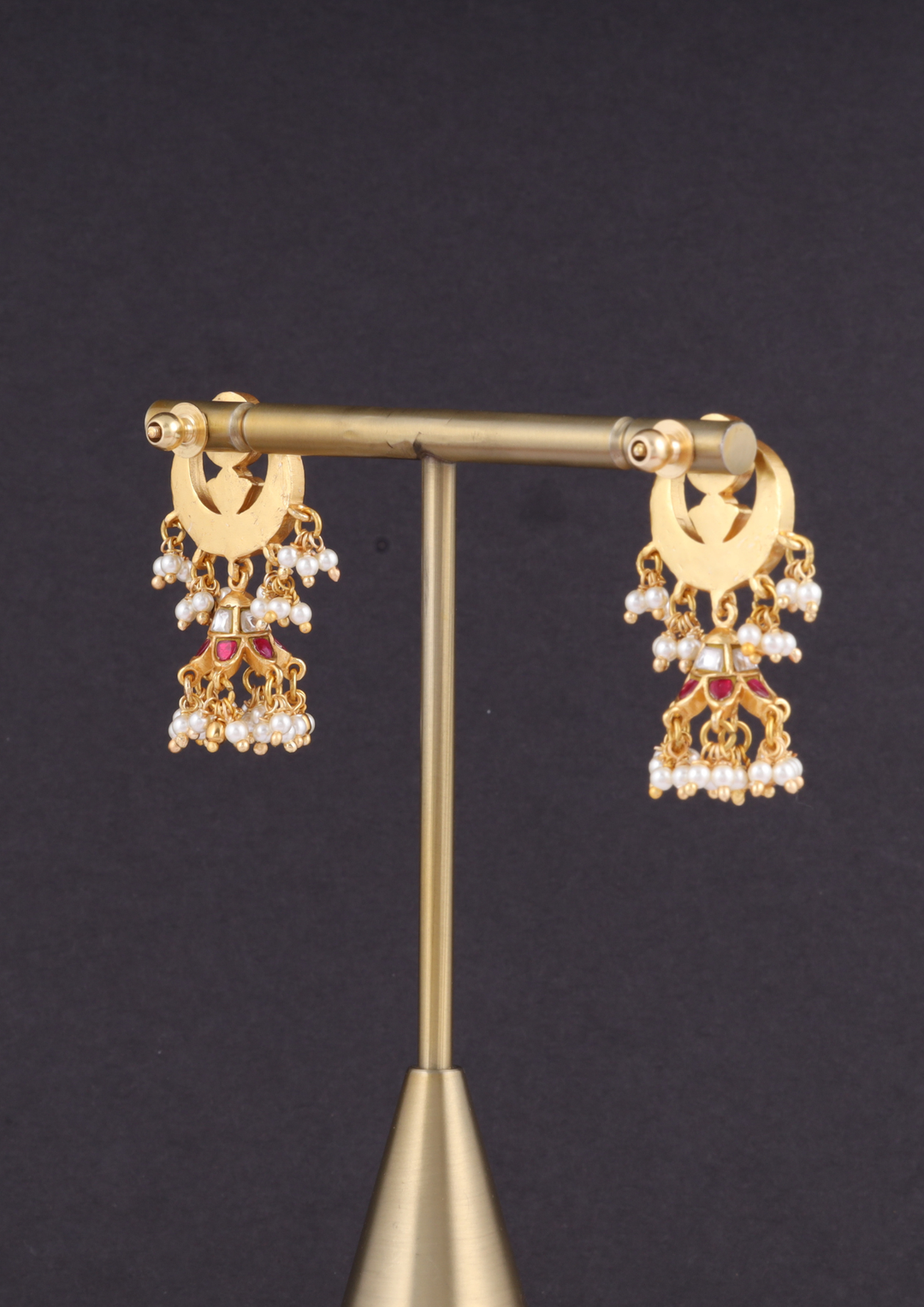 Mridani Elegant Jadau Kundan Earrings