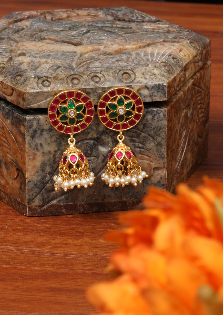 Varahi Exquisite Jadau Kundan Earrings