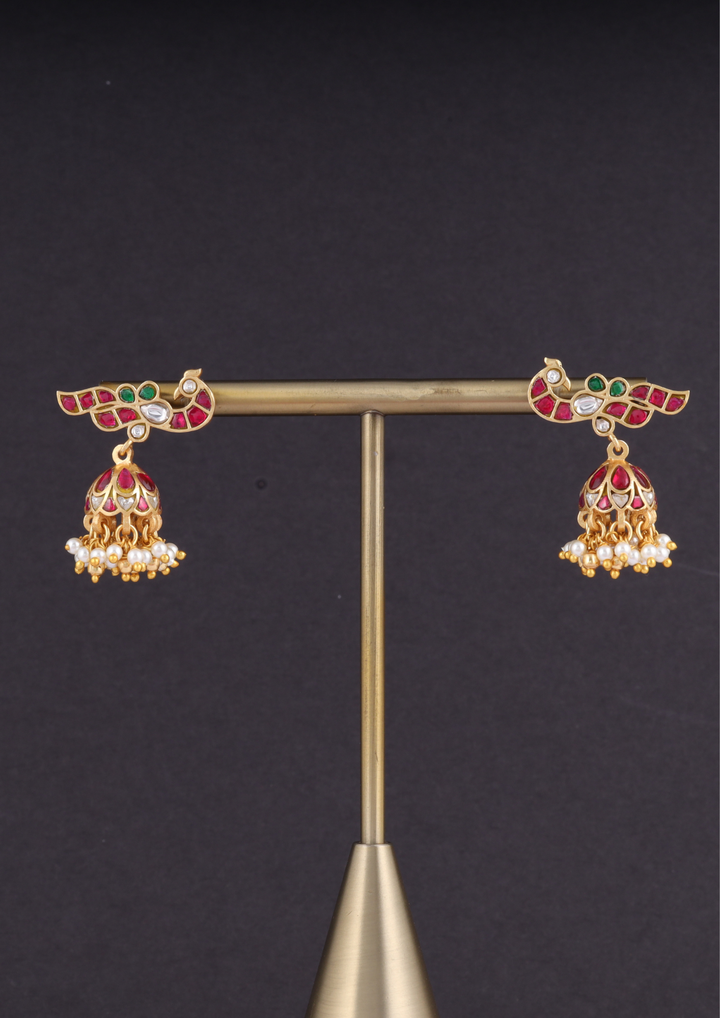 Mrigakshi Regal Jadau Kundan Earrings