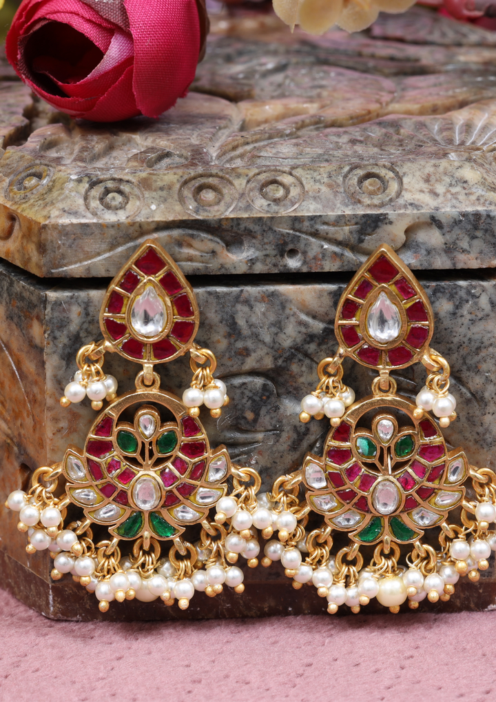 Megha Regal Jadau Kundan Earrings