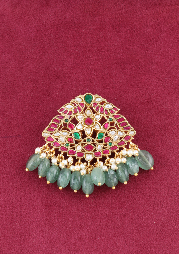 Hemavati Regal Jadau Kundan Hairpin