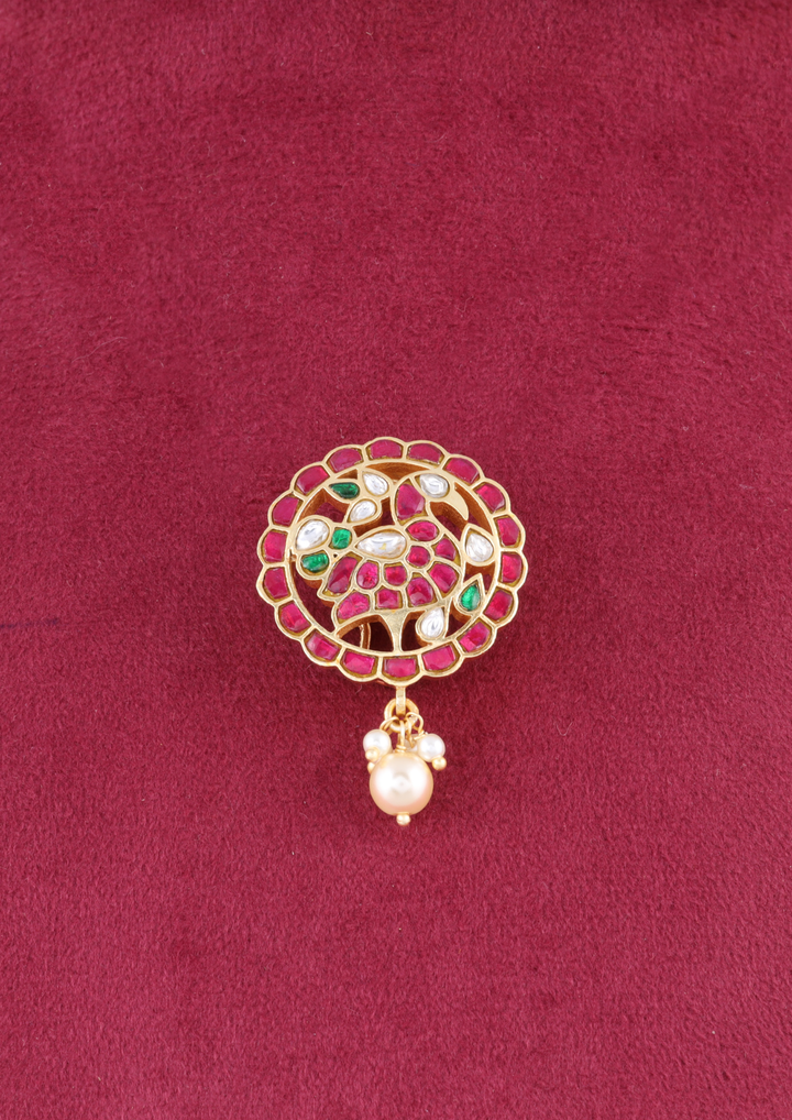 Charumati Jadau Kundan Hairpin
