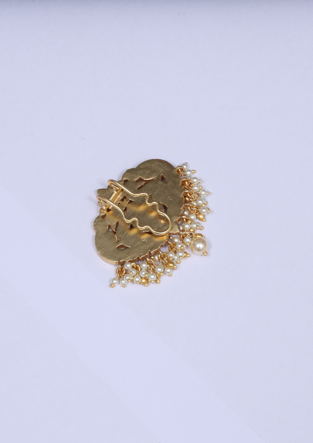 Varnika Handcrafted Jadau Kundan Hairpin