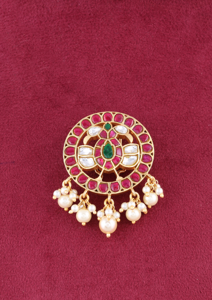 Kalindi Elegant Jadau Kundan Hairpin