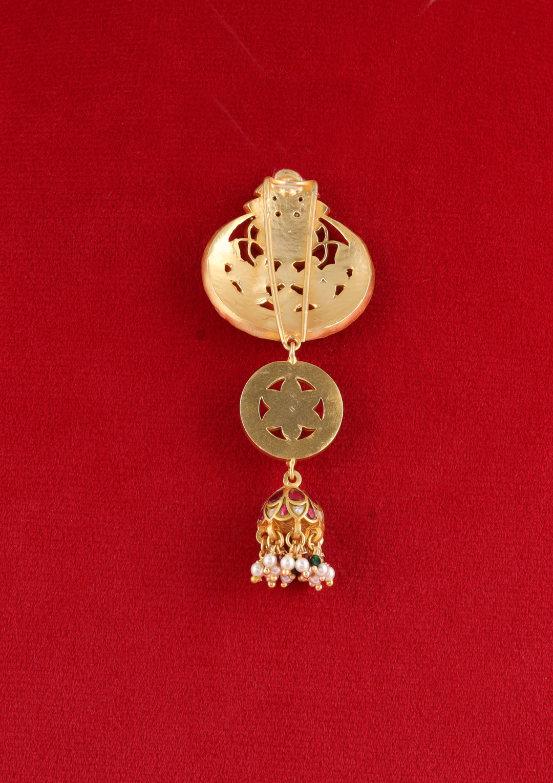 Mrigakshi Bridal Jadau Kundan Hairpin