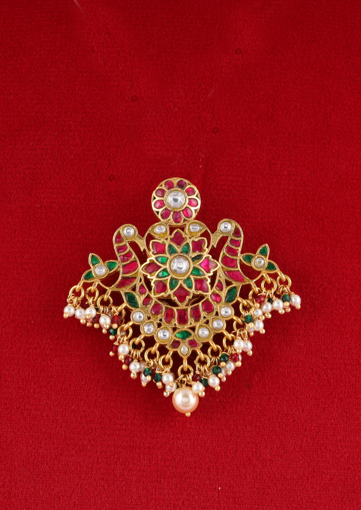 Tarangini Handcrafted Jadau Kundan Hairpin