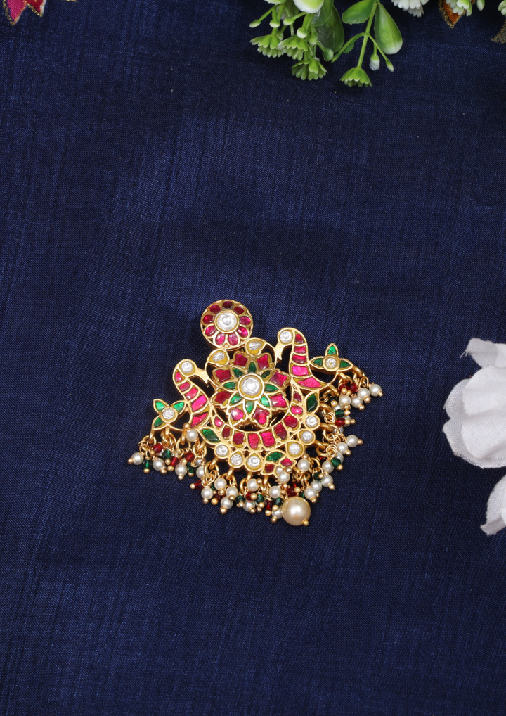 Tarangini Handcrafted Jadau Kundan Hairpin