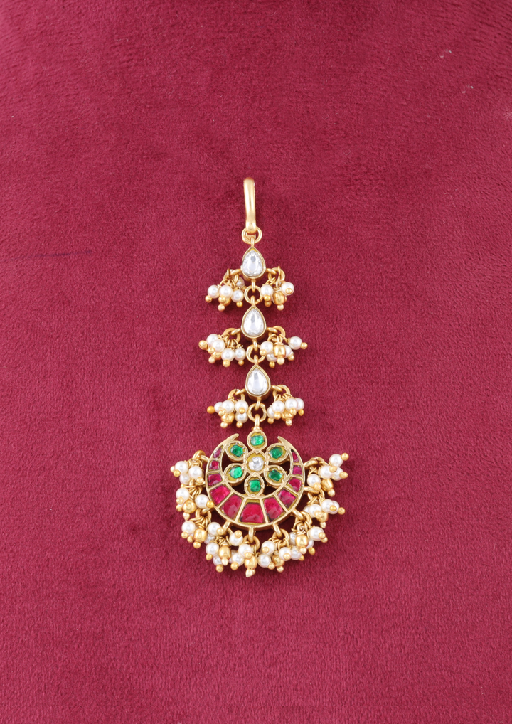 Sharvani Exquisite Jadau Kundan Maangtikka
