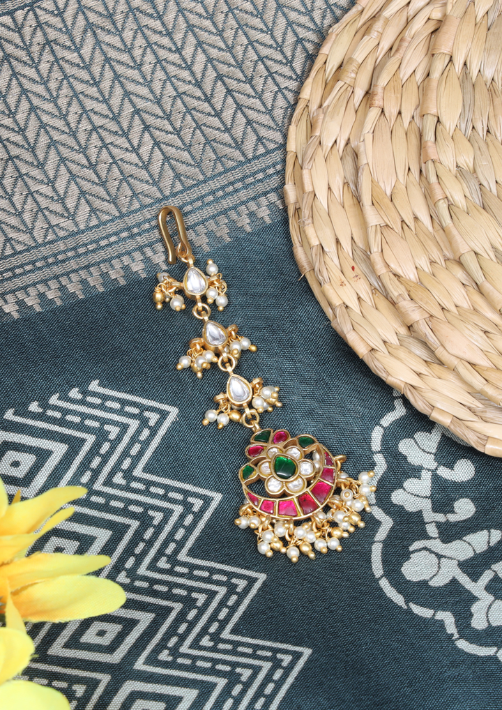 Yashodhara Bridal Jadau Kundan Maangtikka