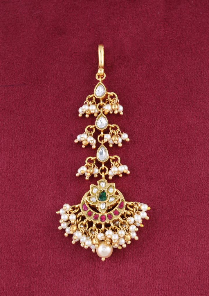 Kanakangi Exquisite Jadau Kundan Maangtikka