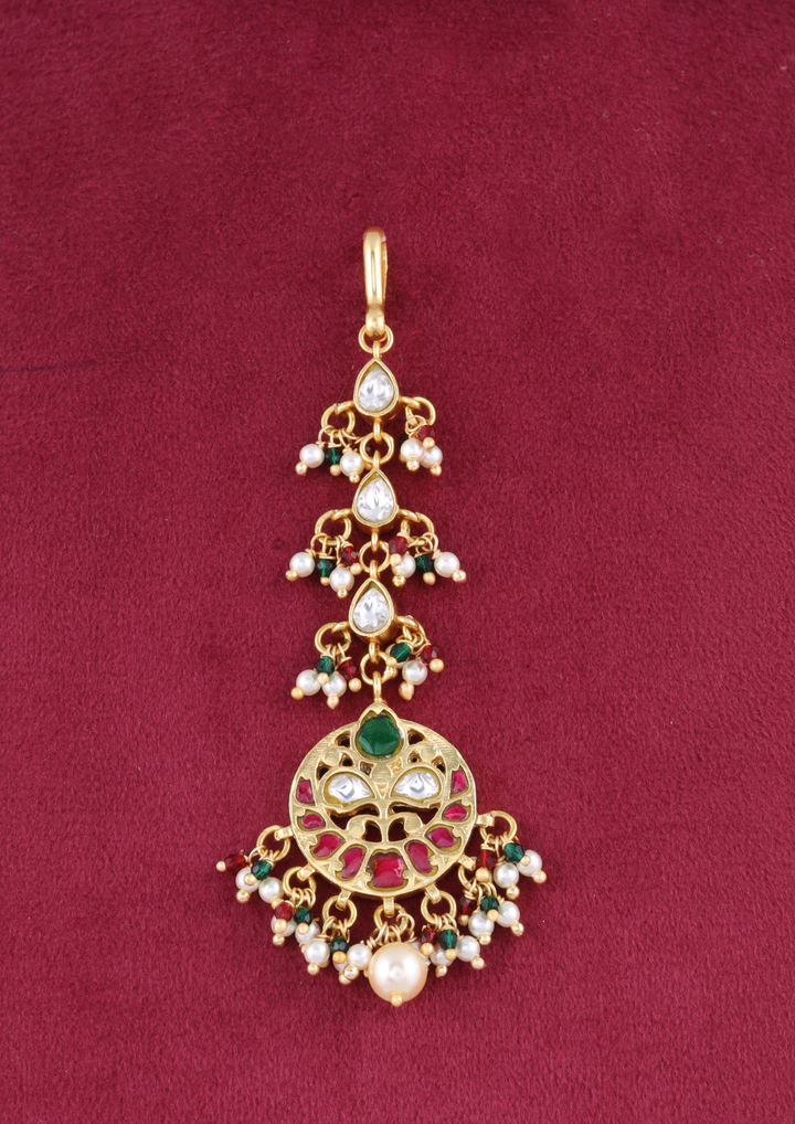 Bhavani Regal Jadau Kundan Maangtikka