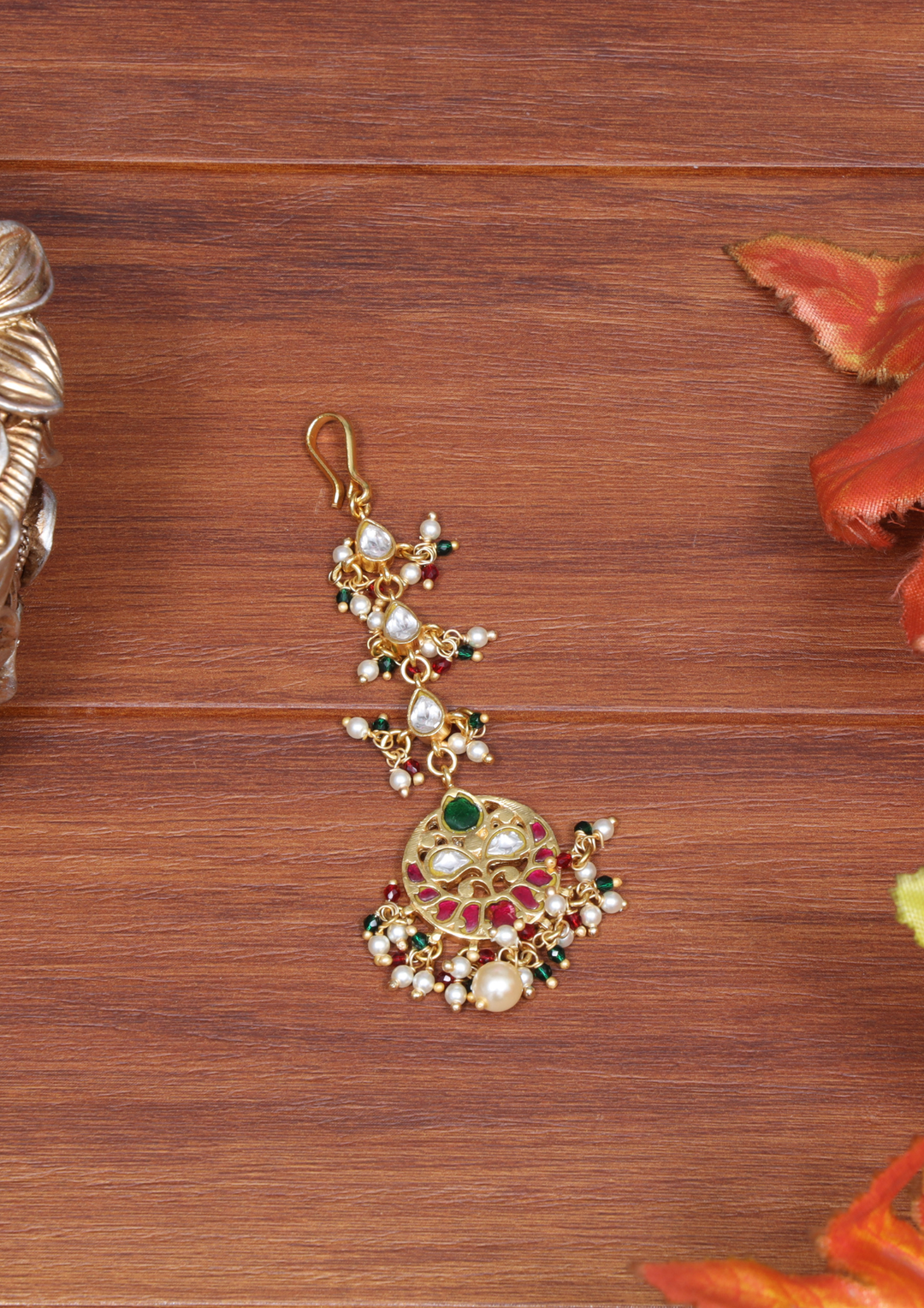 Bhavani Regal Jadau Kundan Maangtikka