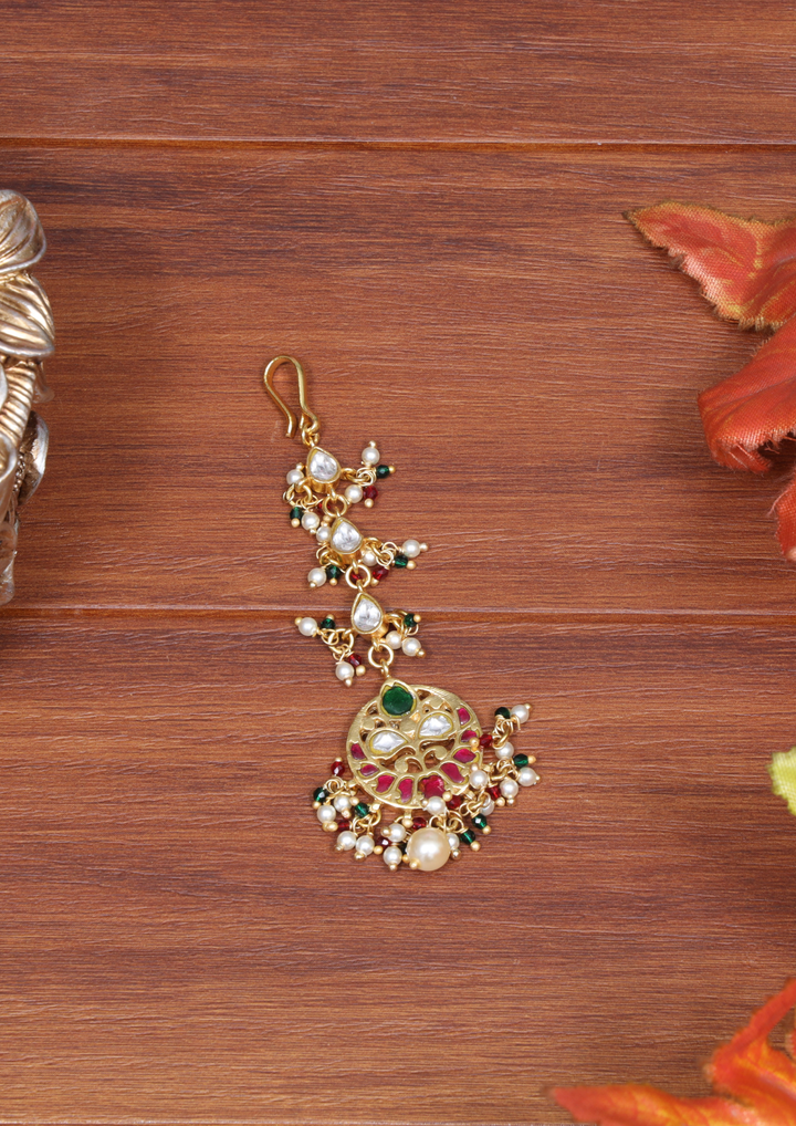 Bhavani Regal Jadau Kundan Maangtikka