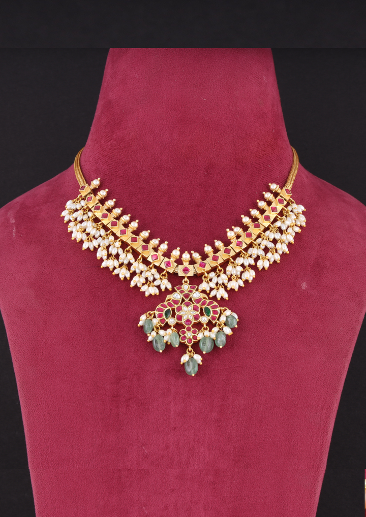 Zarin Bridal Jadau Kundan Necklace