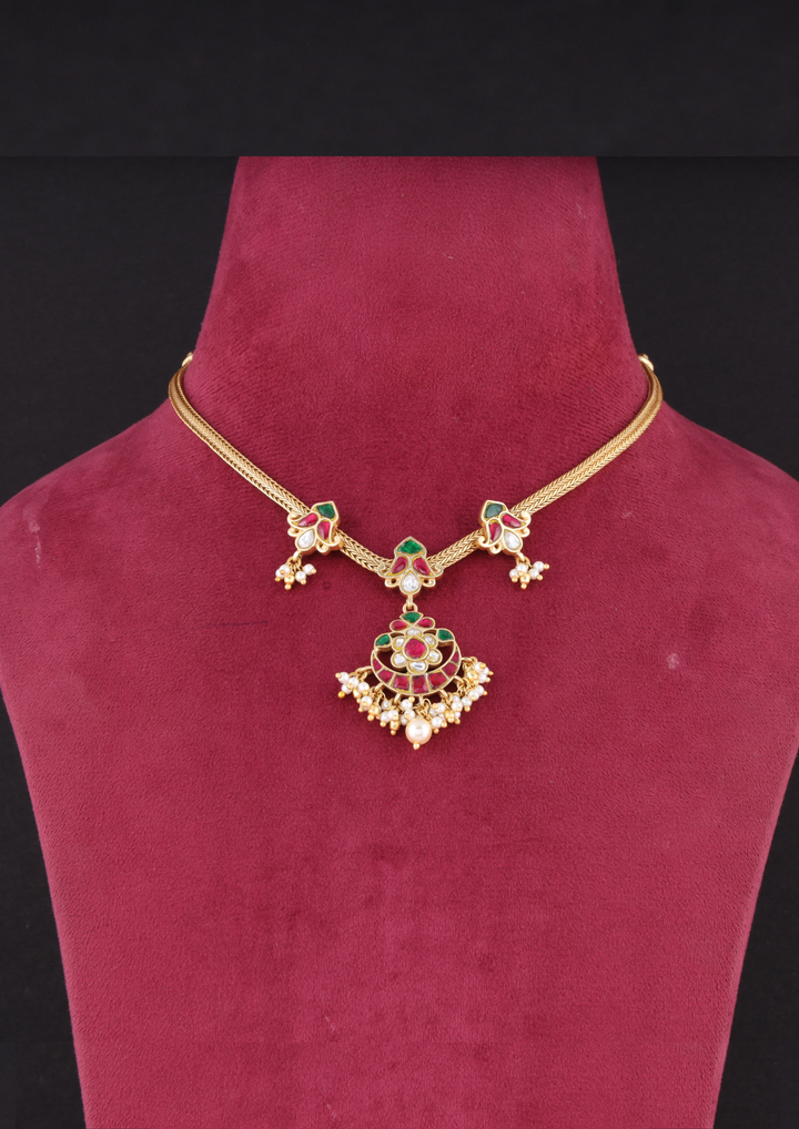 Pakeezah Handcrafted Jadau Kundan Necklace