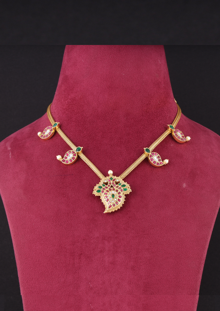 Rajkumari Regal Jadau Kundan Necklace