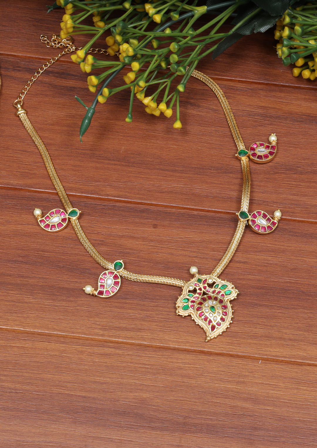 Rajkumari Regal Jadau Kundan Necklace