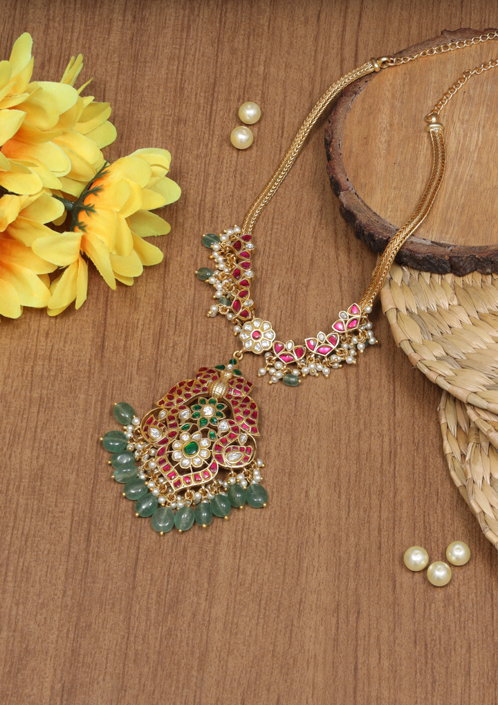 Gulistan Handcrafted Jadau Kundan Necklace