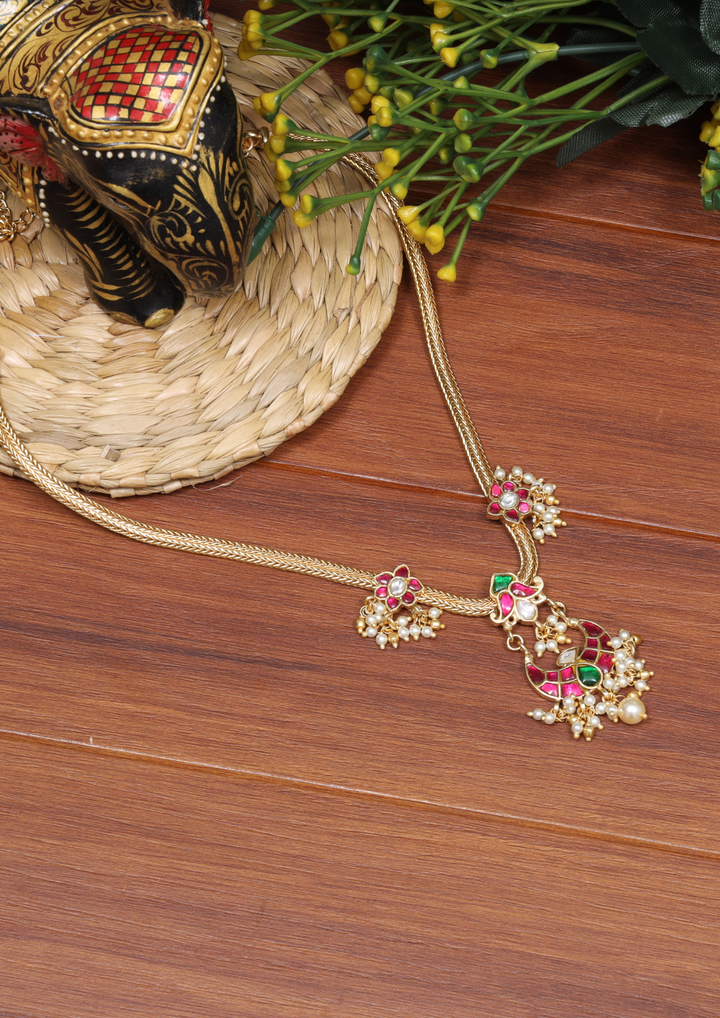 Zevari Handcrafted Jadau Kundan Necklace