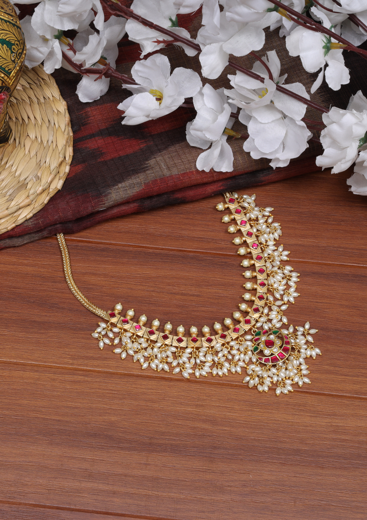 Aabroo Elegant Jadau Kundan Necklace