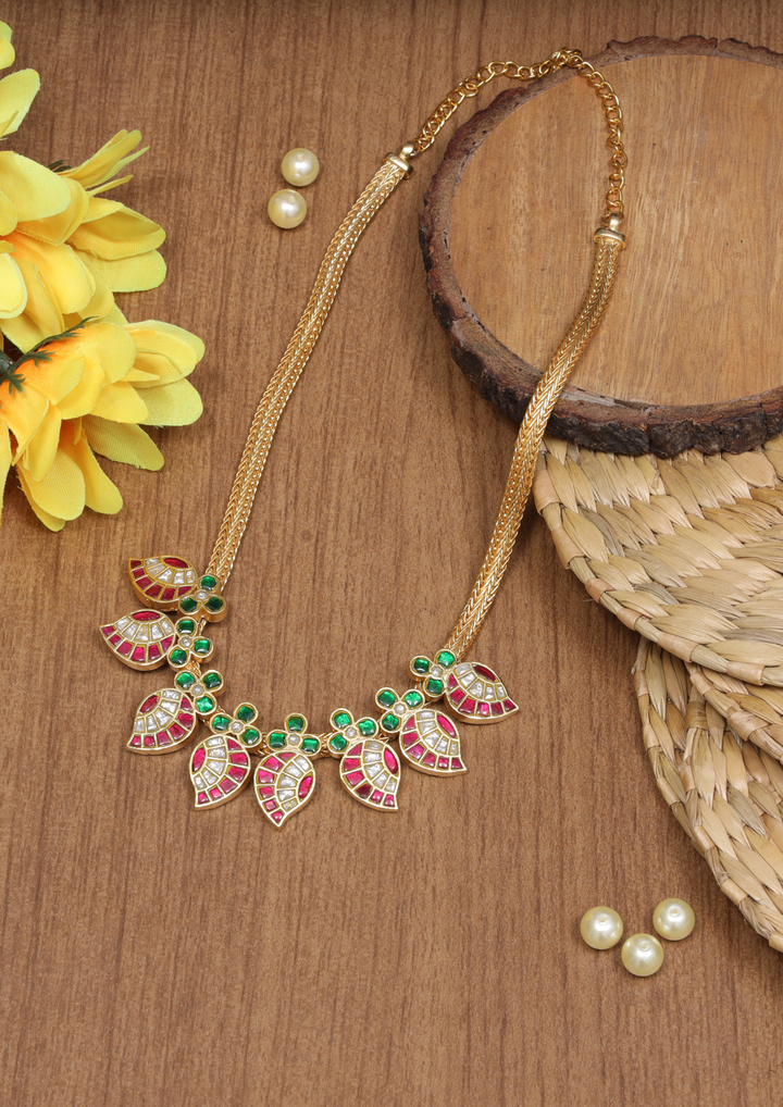 Heer Mahal Exquisite Jadau Kundan Necklace