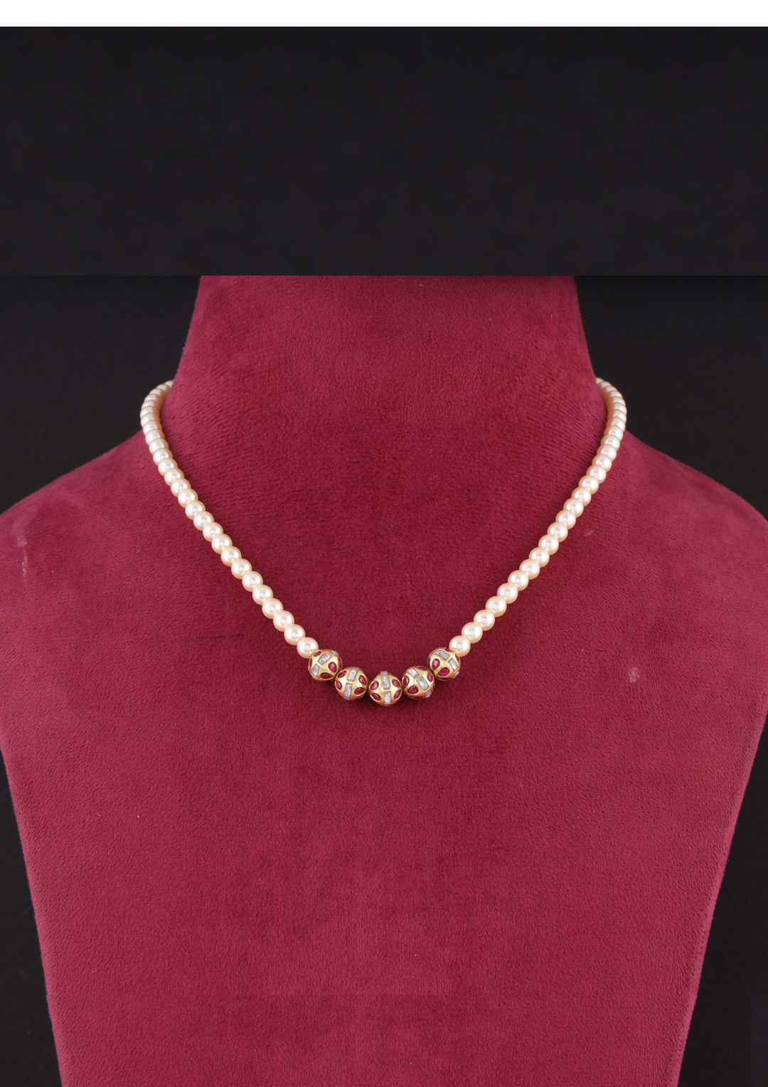 Shabnam Jadau Kundan Pearl Necklace