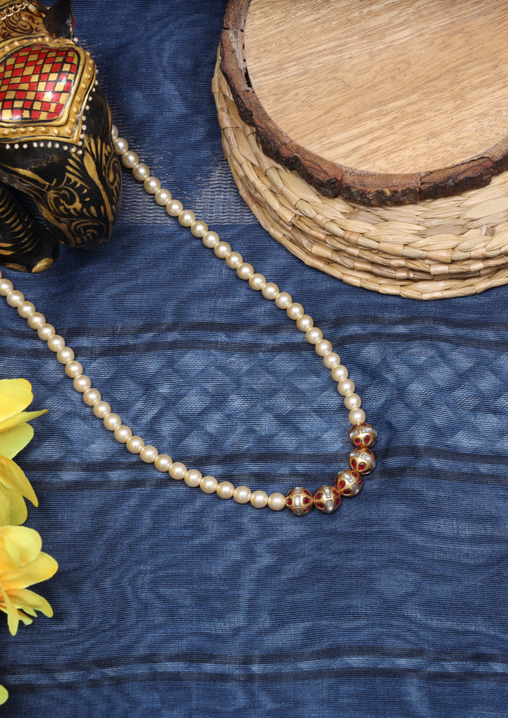 Shabnam Jadau Kundan Pearl Necklace