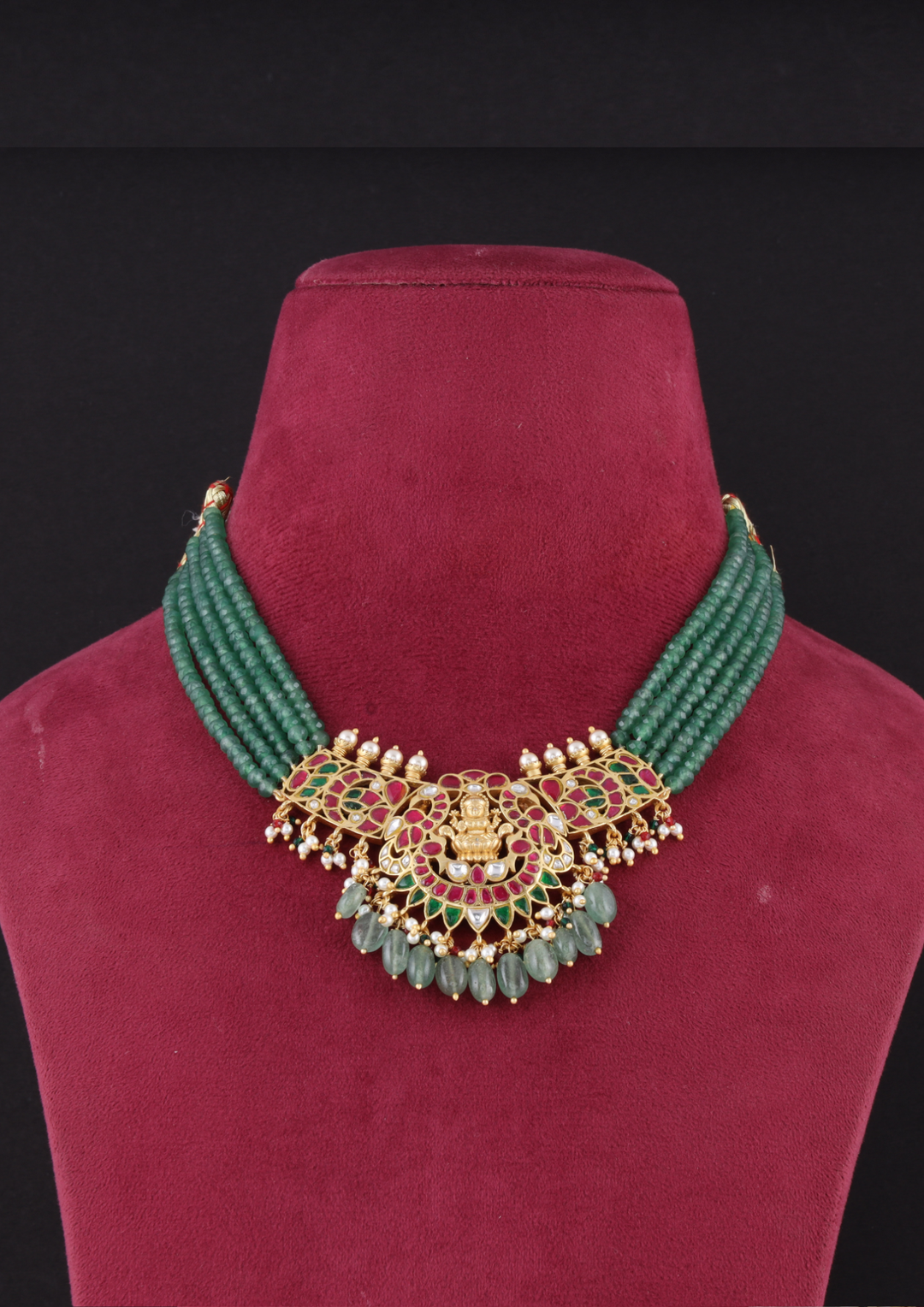 Gulrooh Handcrafted Jadau Kundan Necklace