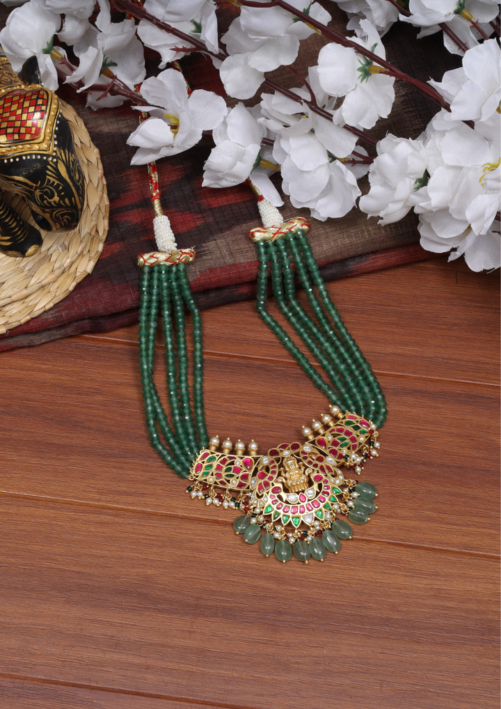 Gulrooh Handcrafted Jadau Kundan Necklace