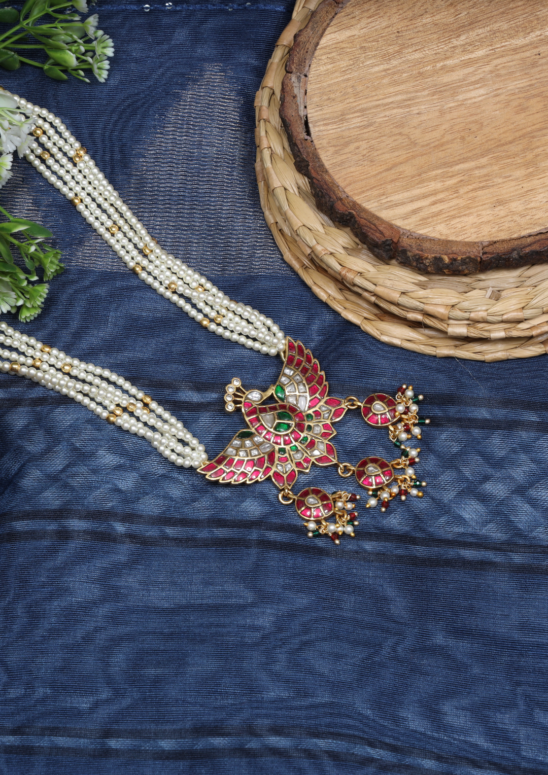 Meher Mahal Exquisite Jadau Kundan Necklace