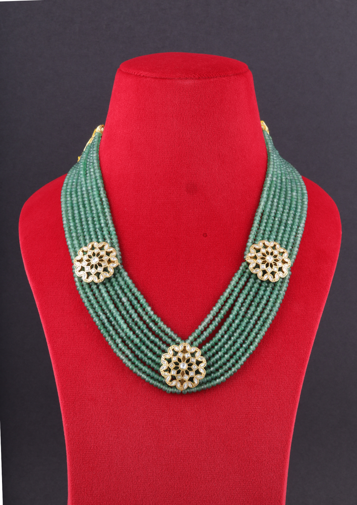 Sheesh Mahal Elegant Jadau Kundan Necklace