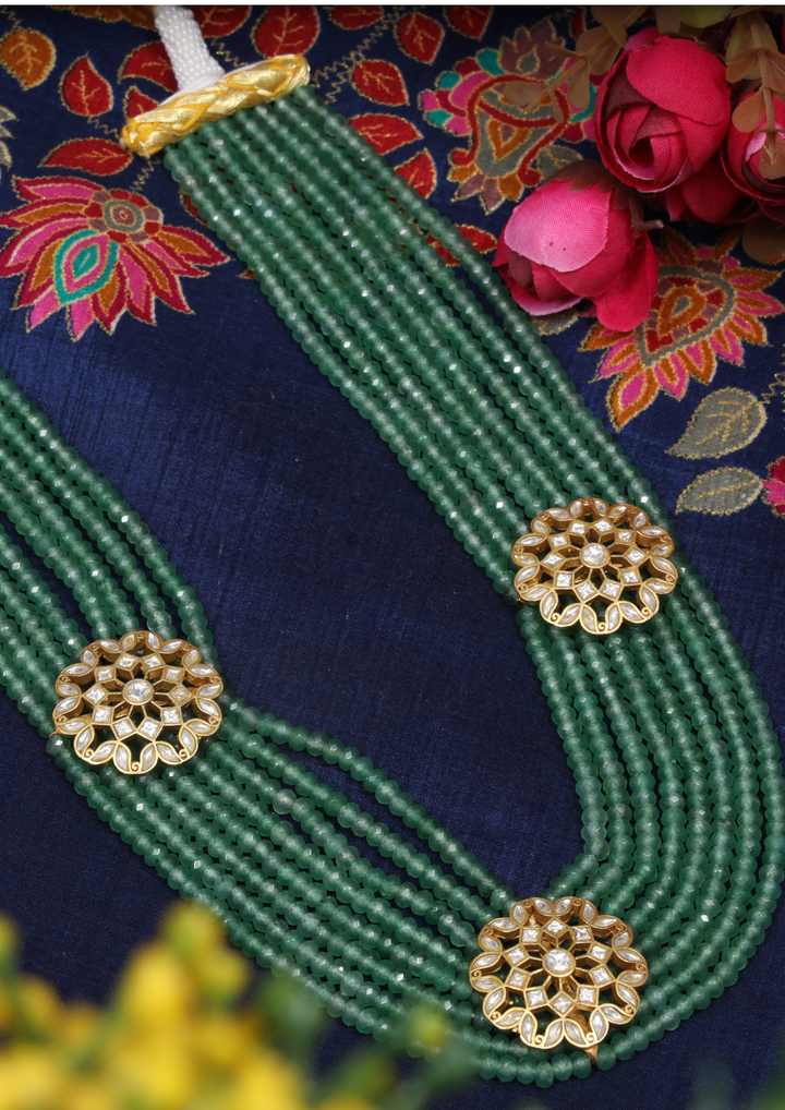 Sheesh Mahal Elegant Jadau Kundan Necklace