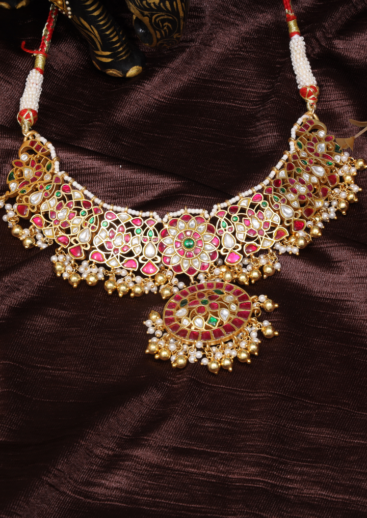 Ratanjyot Exquisite Jadau Kundan Necklace