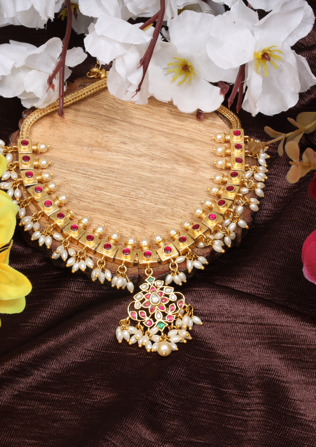 Rangmahal Regal Jadau Kundan Necklace