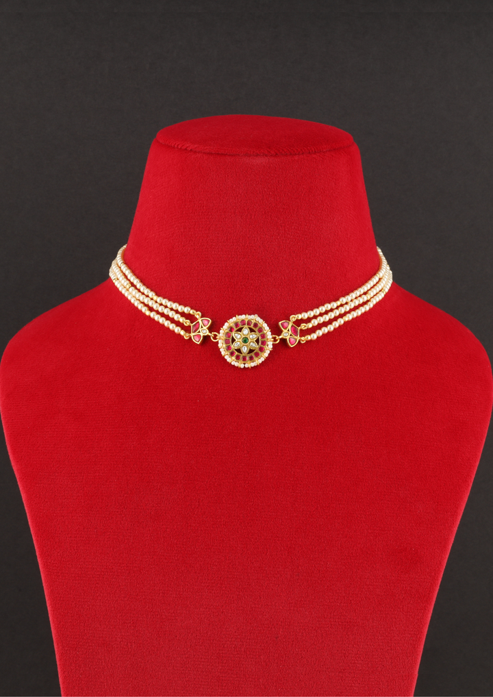 Kesarbagh Elegant Jadau Kundan Necklace