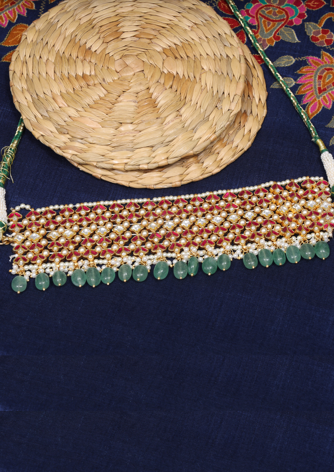 Shahi Gulab Exquisite Jadau Kundan Necklace