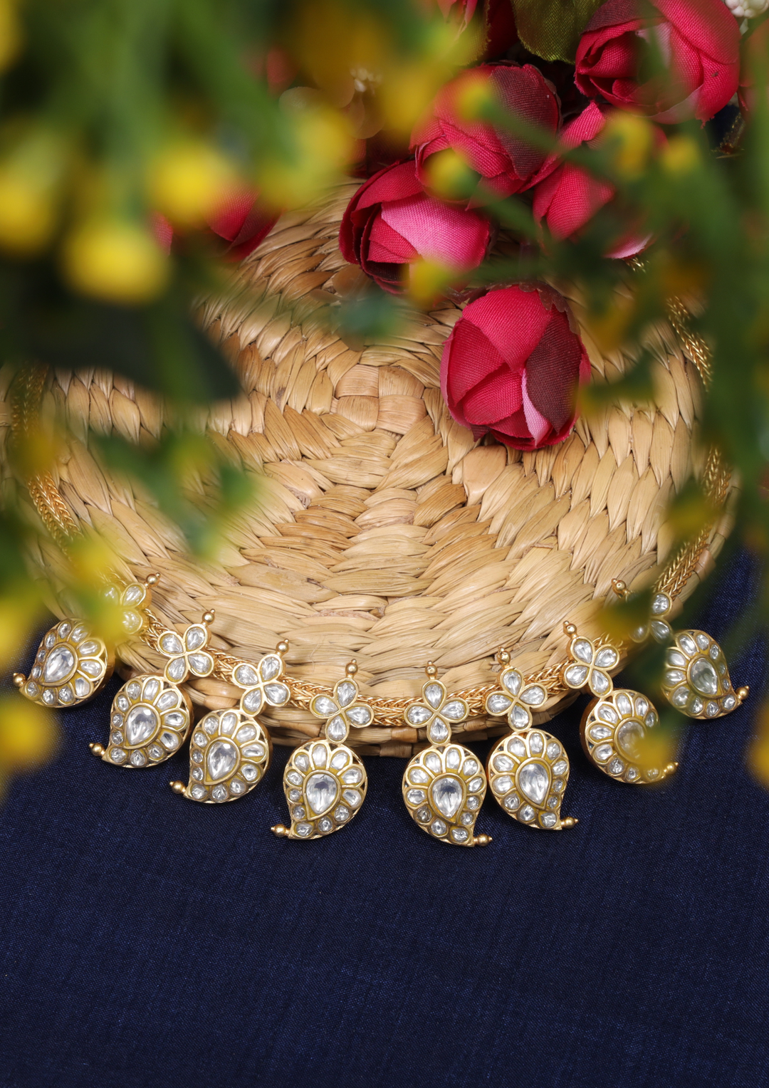 Chandtara Jadau Kundan Necklace