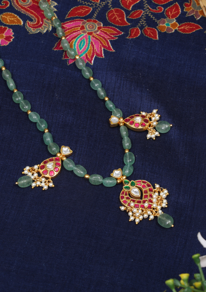 Noorika Handcrafted Jadau Kundan Necklace
