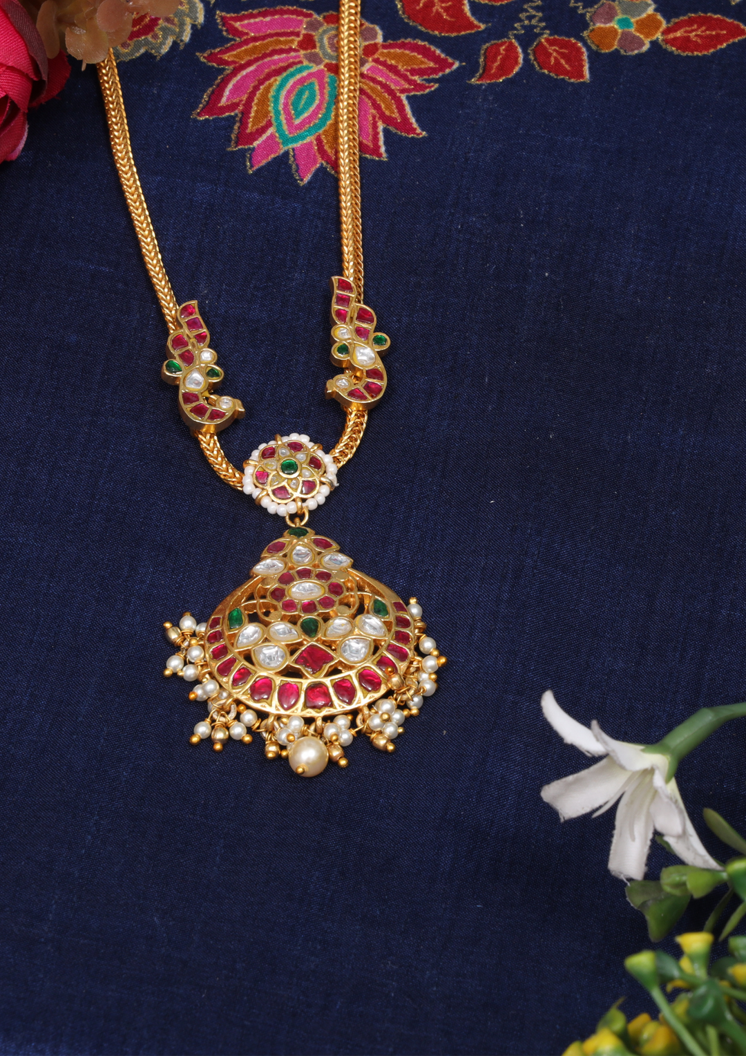 Saanjh Regal Jadau Kundan Necklace