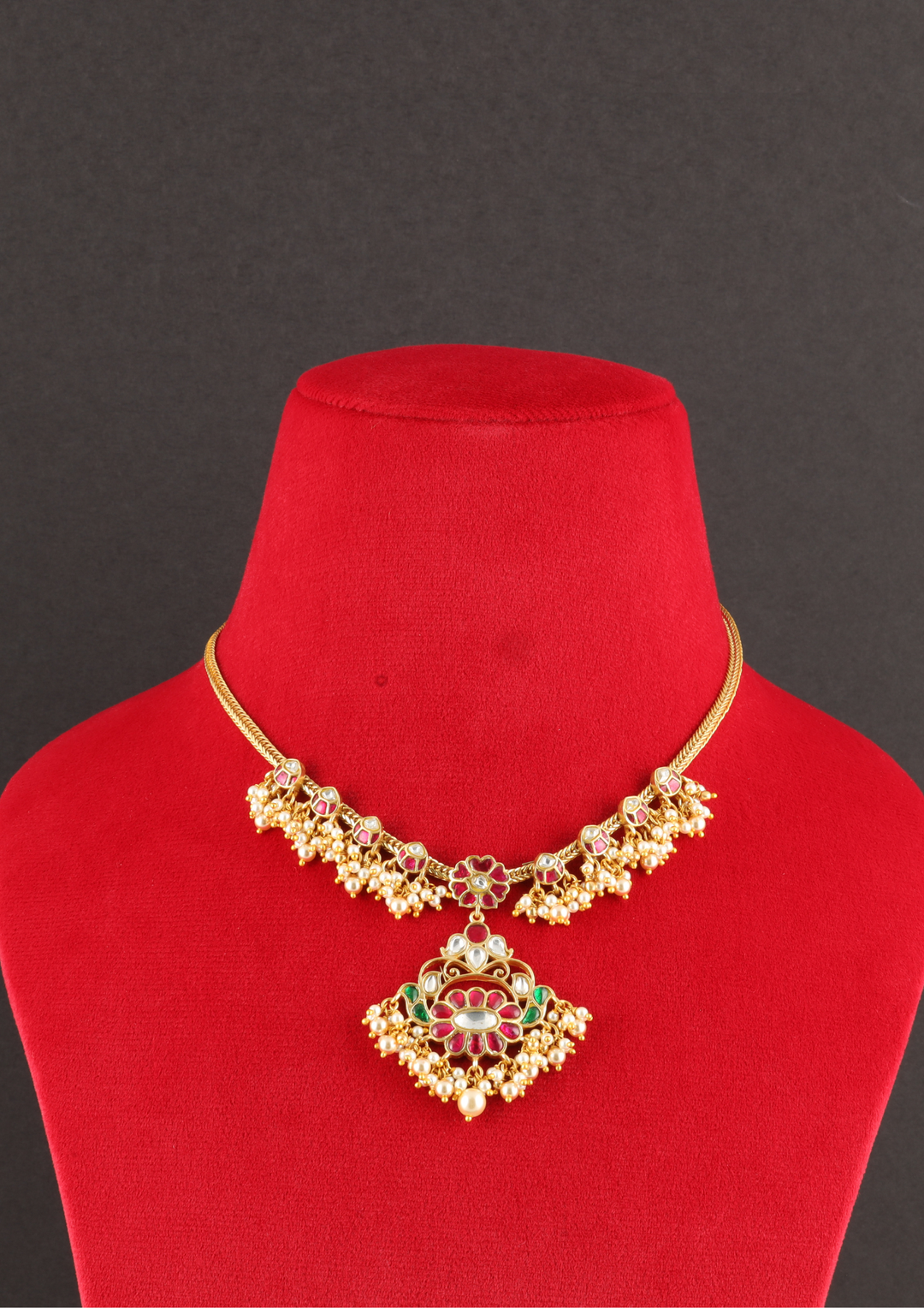 Padmashree Handcrafted Jadau Kundan Necklace
