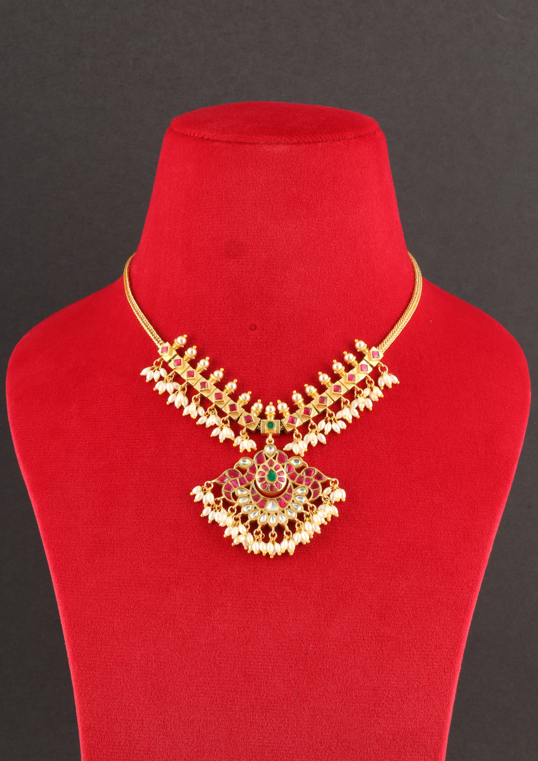 Rajsi Gulnaar Regal Jadau Kundan Necklace