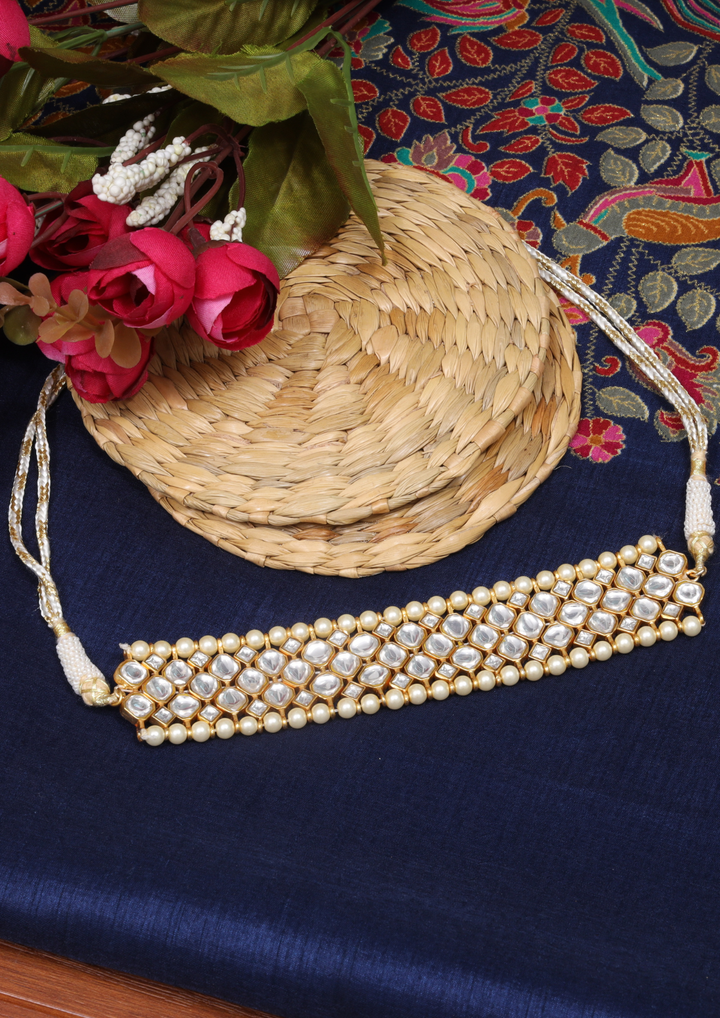 Gulmohar Handcrafted Jadau Kundan Necklace