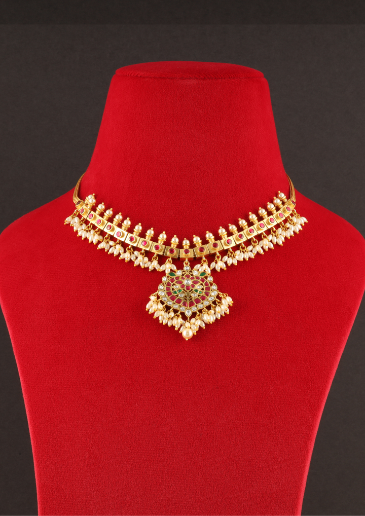 Meherkala Regal Jadau Kundan Necklace
