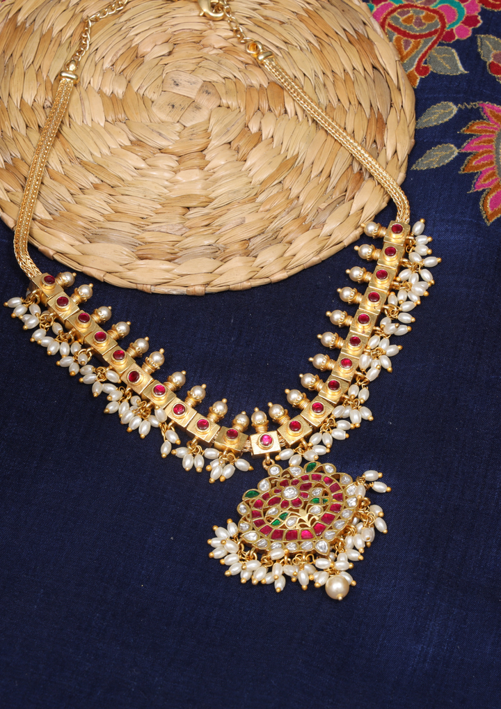 Meherkala Regal Jadau Kundan Necklace