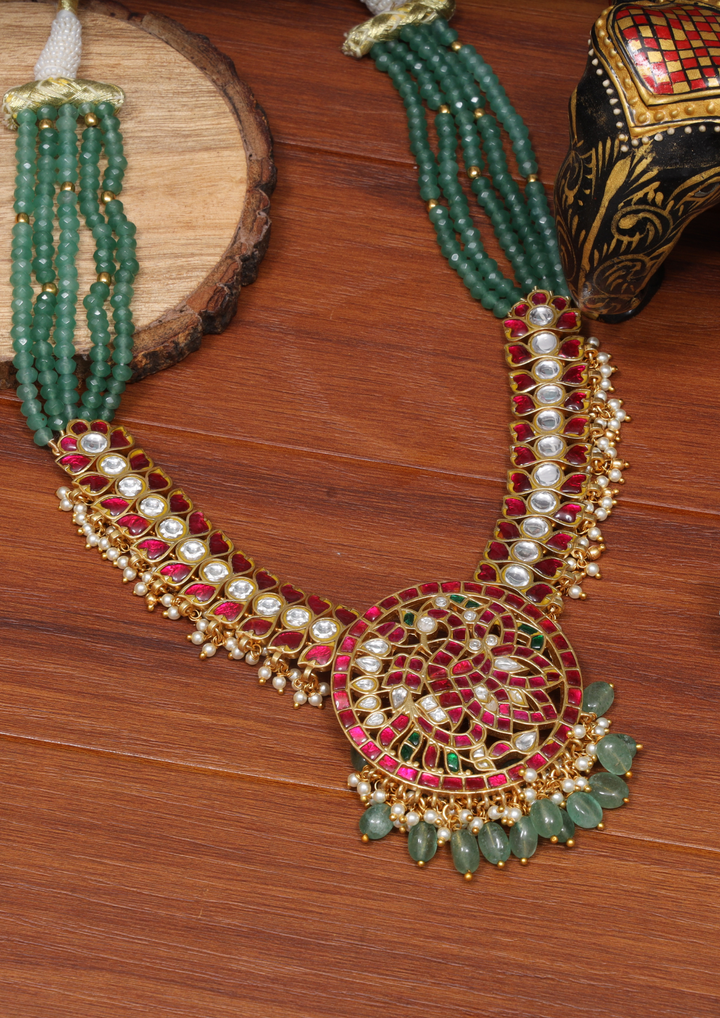 Rajvaibhav Jadau Kundan Necklace